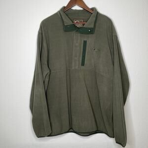 Drake Clothing Co Hunter Green Outdoor/Hunting Fleece Pullover Jacket 3X